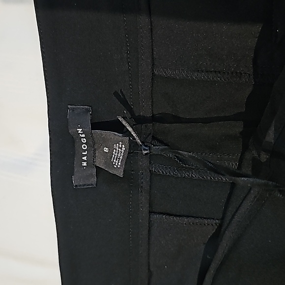 BNWT Halogen wide leg pants with tie detail in the front - Picture 3 of 4